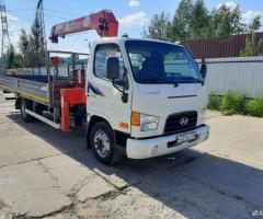 Аренда и услуги манипулятора, стрела 9 т, 21 м, борт 10 т, 6.8 м