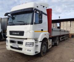 Аренда длинномера 17 метров, г/п 40 тонн с кму