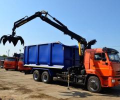 Аренда и услуги манипулятора-вездехода, стрела 6.6 т, борт 12.5 т, 6.2 м - 2