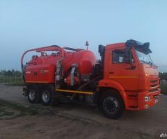 Услуги илососа, илосос с размывом, промывка труб