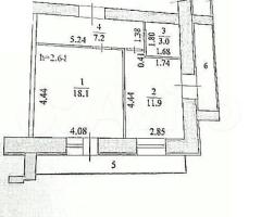 1-к. квартира, 40,5 м², 13/15 эт.