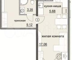Квартира-студия, 35,2 м², 8/18 эт.