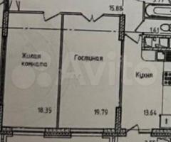 2-к. квартира, 77 м², 17/20 эт.