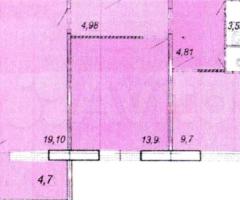 2-к. квартира, 60,9 м², 4/10 эт.