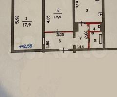 2-к. квартира, 52,6 м², 10/10 эт.