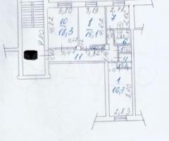 3-к. квартира, 79,2 м², 5/5 эт.