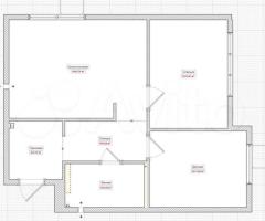 3-к. квартира, 59,4 м², 3/10 эт.