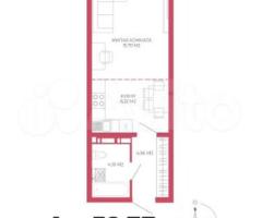 Квартира-студия, 32,8 м², 2/18 эт.