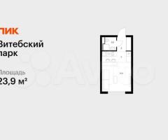 Квартира-студия, 23,9 м², 3/12 эт.