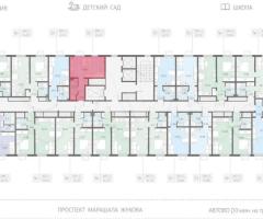 Квартира-студия, 25,7 м², 2/23 эт. - 2