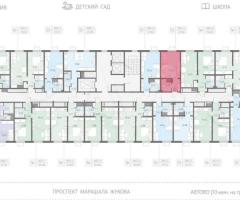Квартира-студия, 22 м², 19/23 эт. - 2