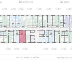 Квартира-студия, 21,8 м², 10/23 эт. - 2
