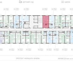 Квартира-студия, 21,8 м², 17/23 эт. - 2