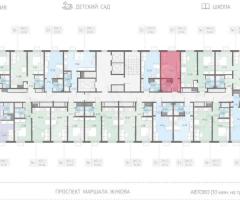 Квартира-студия, 22 м², 9/23 эт. - 2