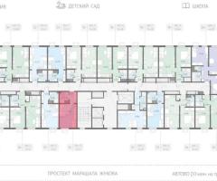 Квартира-студия, 21,6 м², 5/23 эт. - 2