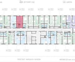 Квартира-студия, 21,8 м², 20/23 эт. - 2