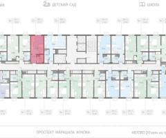 Квартира-студия, 21,4 м², 13/23 эт. - 2