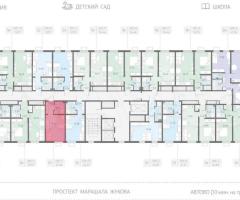 Квартира-студия, 22,1 м², 2/23 эт. - 2