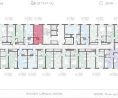 Квартира-студия, 22,5 м², 8/23 эт. - 2