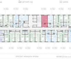 Квартира-студия, 21,6 м², 3/23 эт. - 2