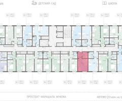 Квартира-студия, 21,9 м², 2/23 эт. - 2