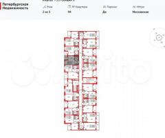 Квартира-студия, 24,5 м², 2/5 эт. - 3