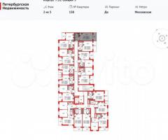 Квартира-студия, 24,5 м², 2/5 эт. - 3
