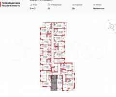 Квартира-студия, 24,9 м², 2/5 эт. - 3