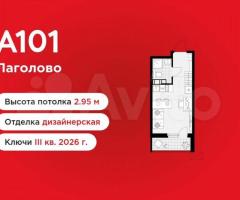 Квартира-студия, 21,7 м², 12/13 эт.