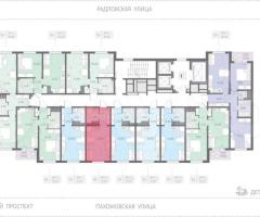 Квартира-студия, 21,3 м², 6/22 эт. - 2