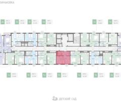 Квартира-студия, 24,3 м², 8/16 эт. - 2