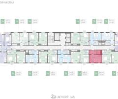 Квартира-студия, 22,3 м², 13/16 эт. - 2