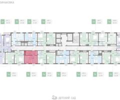 Квартира-студия, 22,3 м², 7/16 эт. - 2