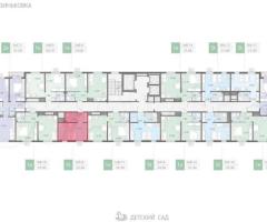 Квартира-студия, 22,2 м², 14/16 эт. - 2