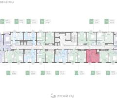 Квартира-студия, 22,2 м², 11/16 эт. - 2