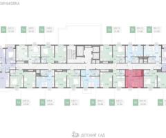 Квартира-студия, 22,3 м², 2/16 эт. - 2