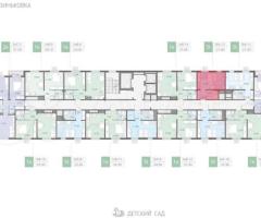 Квартира-студия, 21,4 м², 5/16 эт. - 2