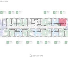 Квартира-студия, 21,4 м², 5/16 эт. - 2