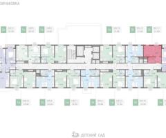 Квартира-студия, 21,4 м², 2/16 эт. - 2