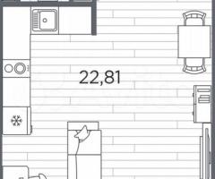 Квартира-студия, 31,2 м², 12/13 эт. - 3