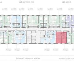 1-к. квартира, 35 м², 12/23 эт. - 2