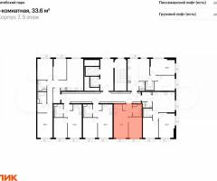 1-к. квартира, 33,6 м², 5/12 эт. - 2