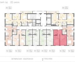 1-к. квартира, 37,1 м², 20/25 эт. - 2