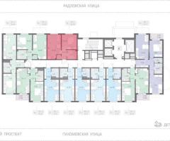 1-к. квартира, 32 м², 2/22 эт. - 2