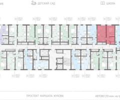 1-к. квартира, 36,8 м², 2/23 эт. - 2