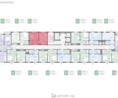 1-к. квартира, 33,6 м², 13/16 эт. - 2