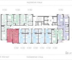 1-к. квартира, 35,8 м², 17/22 эт. - 2