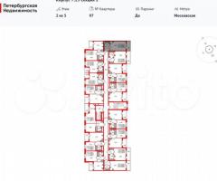 1-к. квартира, 32,2 м², 2/5 эт. - 3