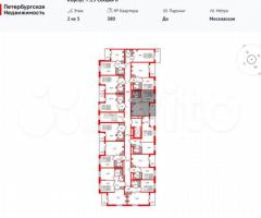 1-к. квартира, 32,2 м², 2/5 эт. - 3
