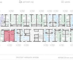 1-к. квартира, 36,3 м², 14/23 эт. - 2